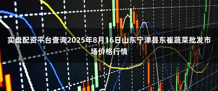 实盘配资平台查询2025年8月16日山东宁津县东崔蔬菜批发市场价格行情